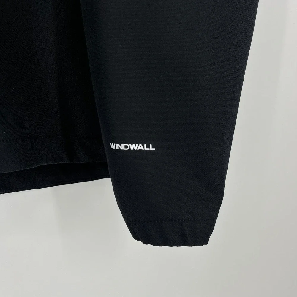 The North‎ Face WindWall Softshell Hoodie Jacket Mens XXL Black Full Zip Hooded